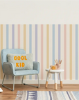Mixed Stripes Wall Panels - Rainbow - DW11.