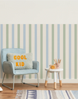 Mixed Stripes Wall Panels - Sage & Sky - DW11.