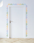Multi Scalloped Border Decals - Rainbow - DW14. Borders
