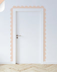 Neutrals Scalloped Border Decals - Nude - DW14. Borders