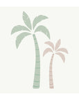 Palm Tree Wall Decal - Large - Green and Neutral - DW2.