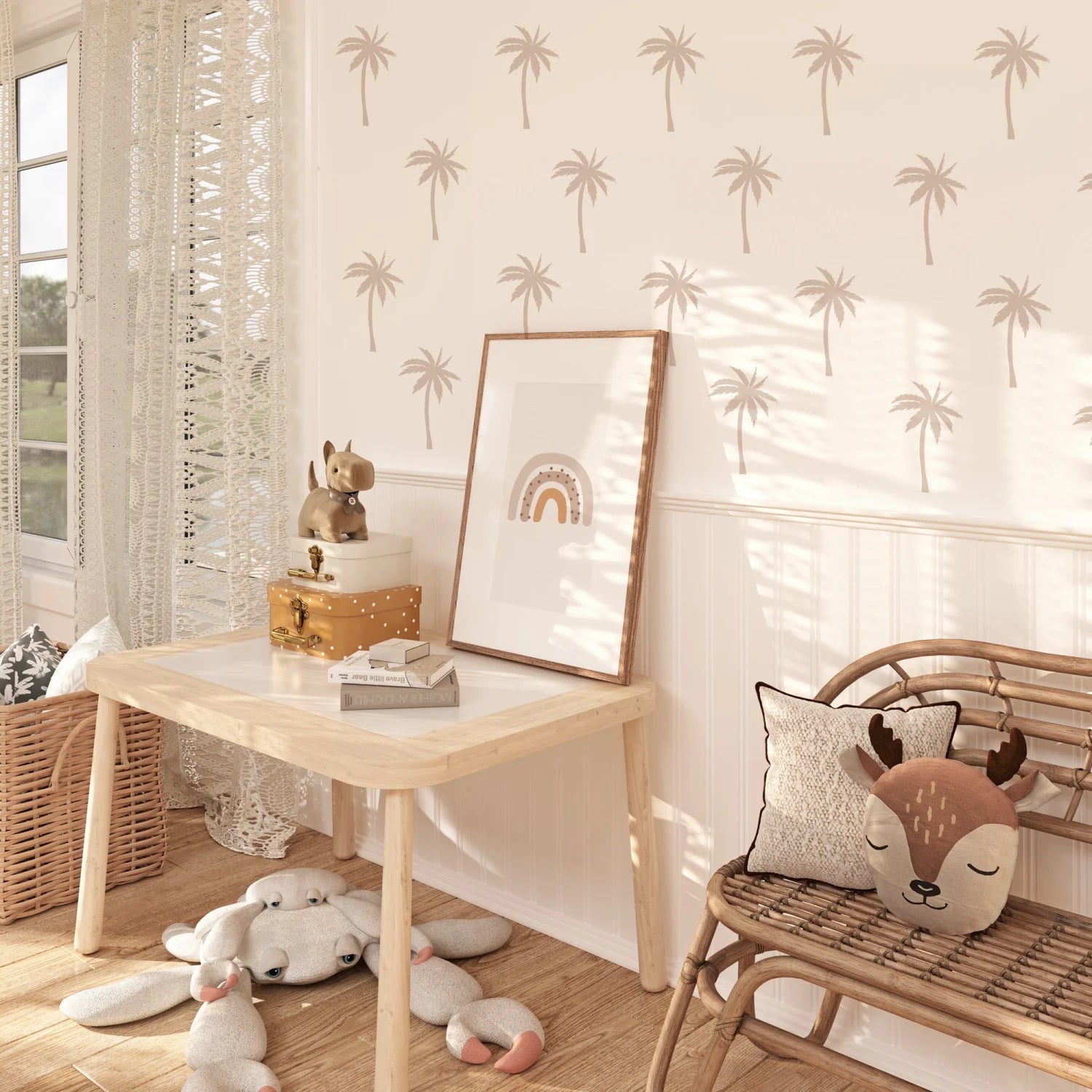 Palm Pattern - Neutral - Decals - Florals