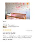 Pastel Floral Wall Decal - DW2. Decals