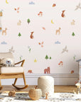 Woodland Animals - Pastel - Decals - Animals