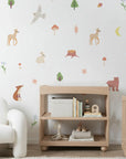 Pastel Woodland Animal Wall Decals - DW5.