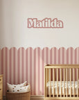 Personalised Name Decals - Bold - Blush - DW13. Custom names