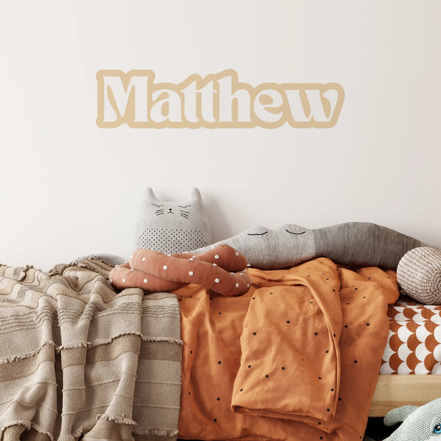 Personalised Name Decals - Bold - Butter - DW13. Custom