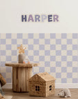 Personalised Name Decals - Playful - Purples - DW13. Custom