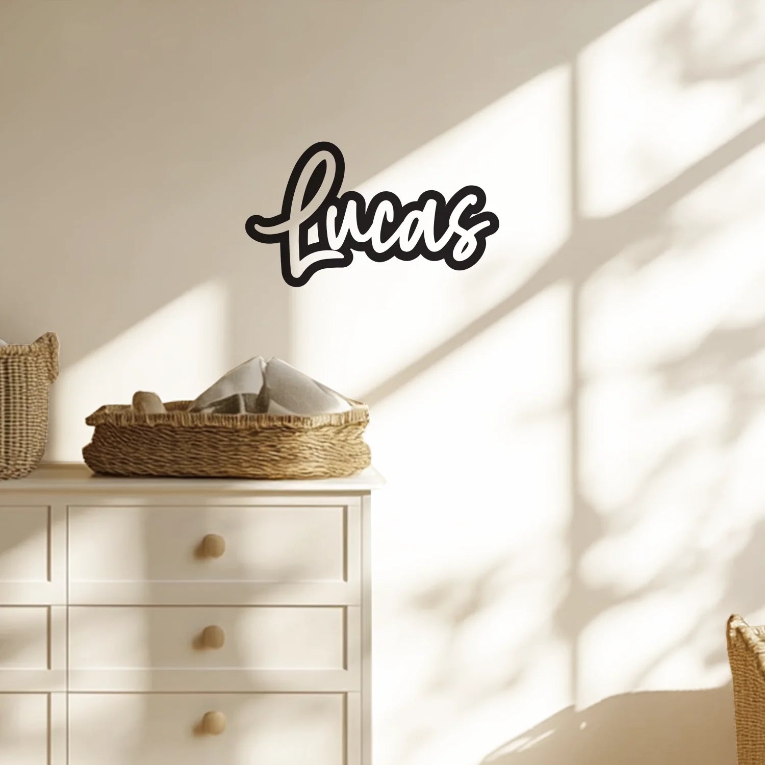 Personalised Name Decals - Script - Black - DW13. Custom