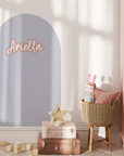 Personalised Name Decals - Script - Blush - DW13. Custom