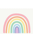Rainbow Pastel Wall Decal - DW3. Sun Clouds