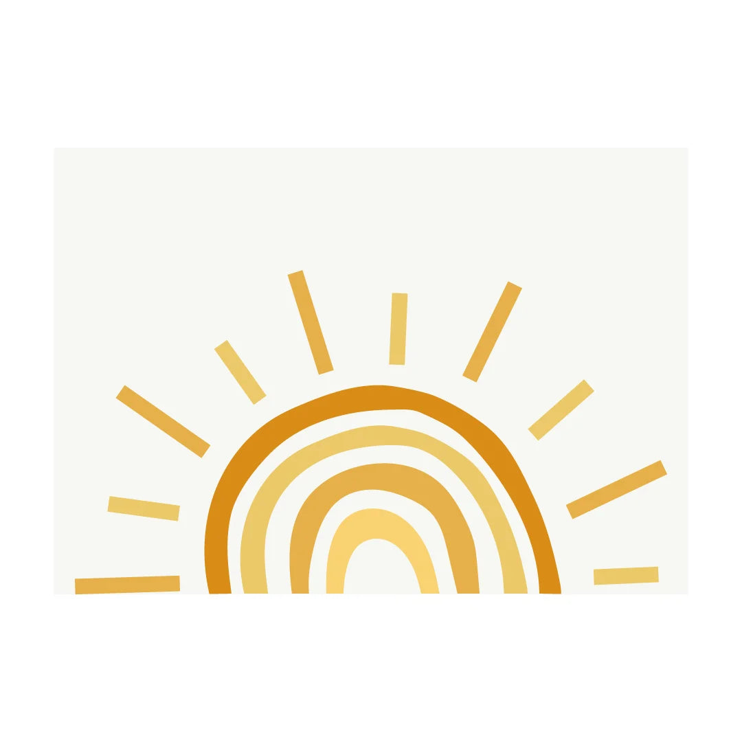 Rainbow Sun Wall Decal - DW3. Clouds