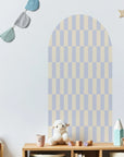 Rectangular Patterned Arch Wall Decals - Medium / Butter &