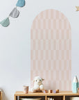 Rectangular Patterned Arch Wall Decals - Medium / Pink