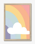 Right Rainbow Cloud Wall Print - WP1. Prints