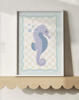 Sandy the Seahorse Print - WP1. Wall Prints