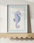 Sandy the Seahorse Print - WP1. Wall Prints