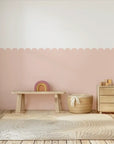 Scalloped Block Wall Panels - Pink - DW11.