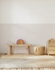 Scalloped Block Wall Panels - Powder - DW11.