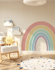 Solid Rainbow Wall Decal - DW3. Sun Clouds