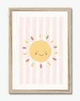 Sunny Stripes Wall Print - WP1. Prints