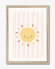 Sunny Stripes Wall Print - WP1. Prints