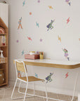 Superhero Character Wall Decals - Decals - Fantasy
