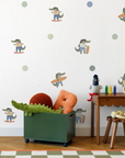 Surf & Skater Gator Wall Decals - DW5. Animal