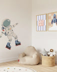 The Cosmic Crew Astronaut Feature Decals - Galaxy Glider