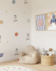 The Cosmic Crew Wall Decals - DW7. Space