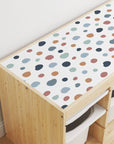 Trofast Top Abstract Dots Warm Decal - Furniture Decals