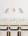 Trofast Top Abstract Dots Warm Decal - Furniture Decals