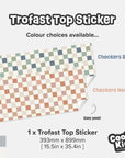 Trofast Top Checkers Decal - DF1. Tops