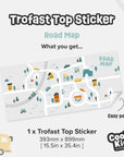 Trofast Top Road Map Decal - Furniture Decals - Trofast Tops
