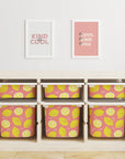 Trofast Tub Fruity Lemons Decals - Furniture Decals