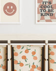 Trofast Tub Fruity Peaches Decals - Furniture Decals