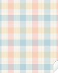 Trofast Tub Gingham Multi Decals - Furniture Decals