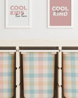 Trofast Tub Gingham Multi Decals - Furniture Decals