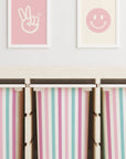 Trofast Tub Stripes Pink Decals - Furniture Decals