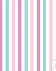 Trofast Tub Stripes Pink Decals - Furniture Decals