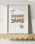 Wall Print: Jurassic Jams - WP1. Prints
