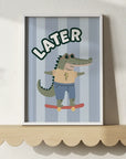 Wall Print: Later Alligator - WP1. Prints