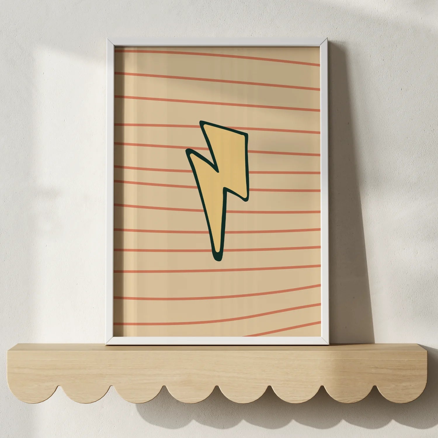 Wall Print: Lightning Bolt - WP1. Prints