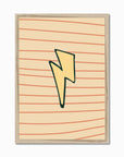 Wall Print: Lightning Bolt - WP1. Prints
