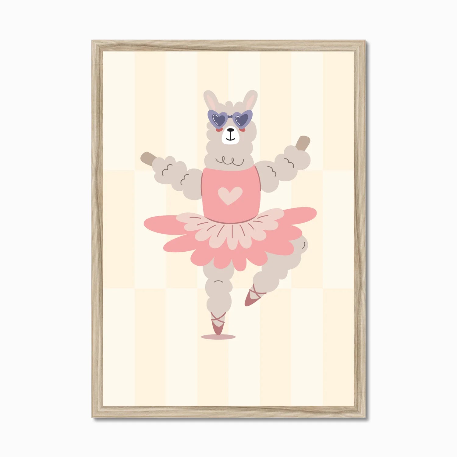 Wall Print: Llama Rina Ballerina - WP1. Prints