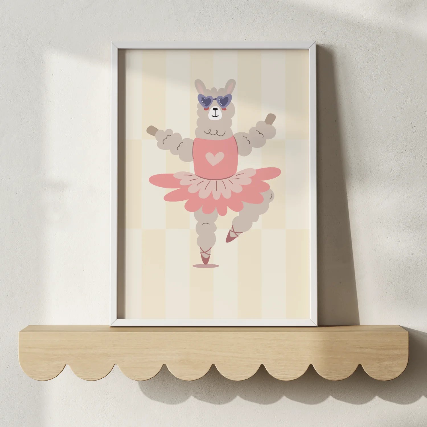 Wall Print: Llama Rina Ballerina - WP1. Prints