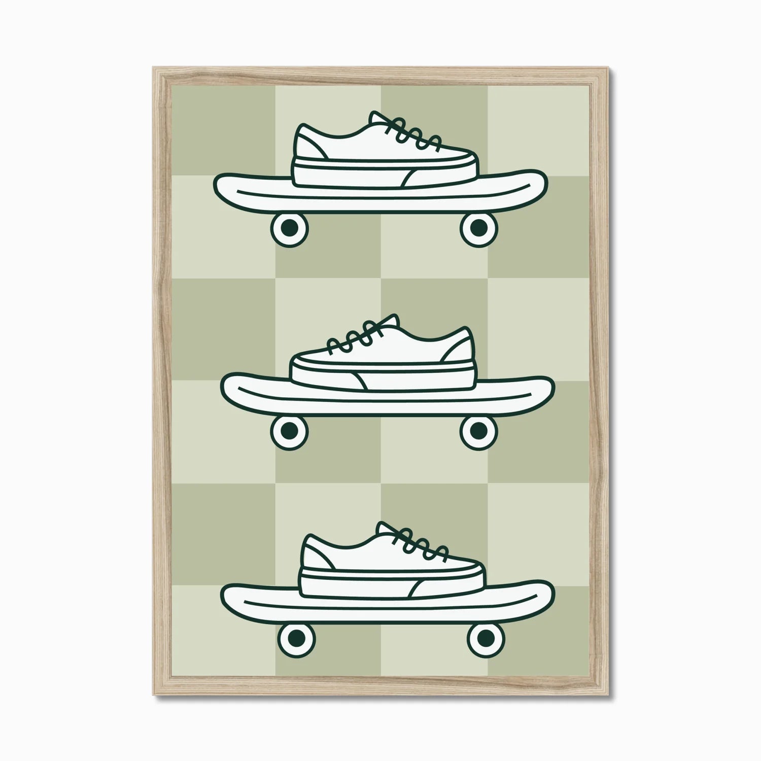 Wall Print: Skateboard Stack - WP1. Prints
