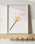 Wall Print: Stardust Wand - WP1. Prints