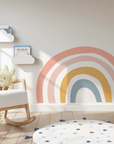 Warm Rainbow Wall Decal - DW3. Sun Clouds