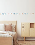 Bold Alphabet Fabric Wall Decal - Multi